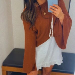 Bell-sleeve Sweater